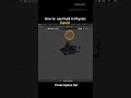 Liquid in Physics Explained in 3D 😮#shorts  #viral3d #blender3d