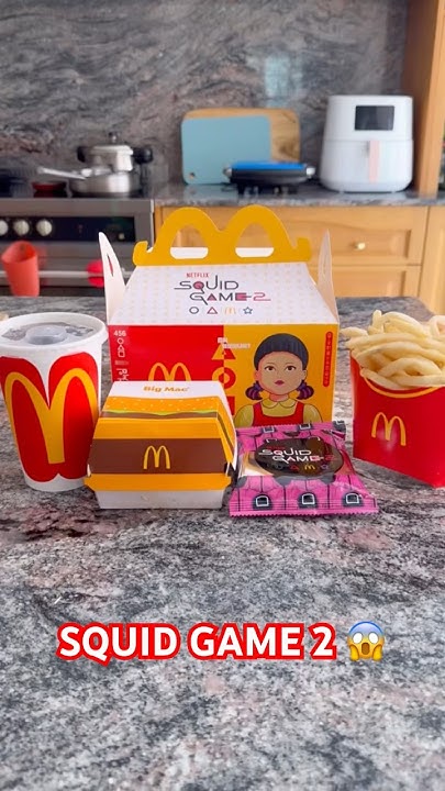 SQUID GAME 2 MEAL 🍔🍟 #squidgame #squidgame2 #netflix #mcdonalds #food #