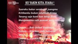 Chants Terbaru Bali United'KU YAKIN KITA JUARA
