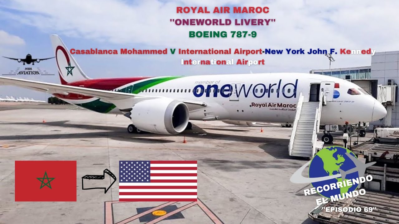 ROYAL AIR MAROC BOEING 7879 Casablanca Mohammed V Intl. AirportNew