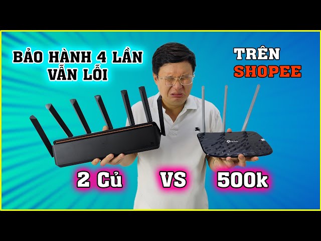 Mua Router Wifi Xiaomi 2tr ở SHOPEE, Bảo Hành 4 lần Vẫn Lỗi và Cái Kết đắng lòng | MUA HÀNG ONLINE