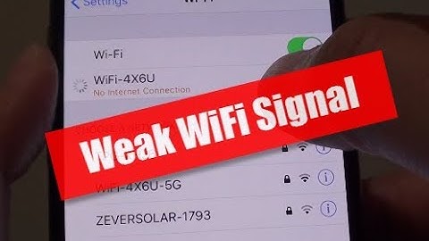 iPhone XS: Fix WiFi Connectivity Issue (Weak Signal)