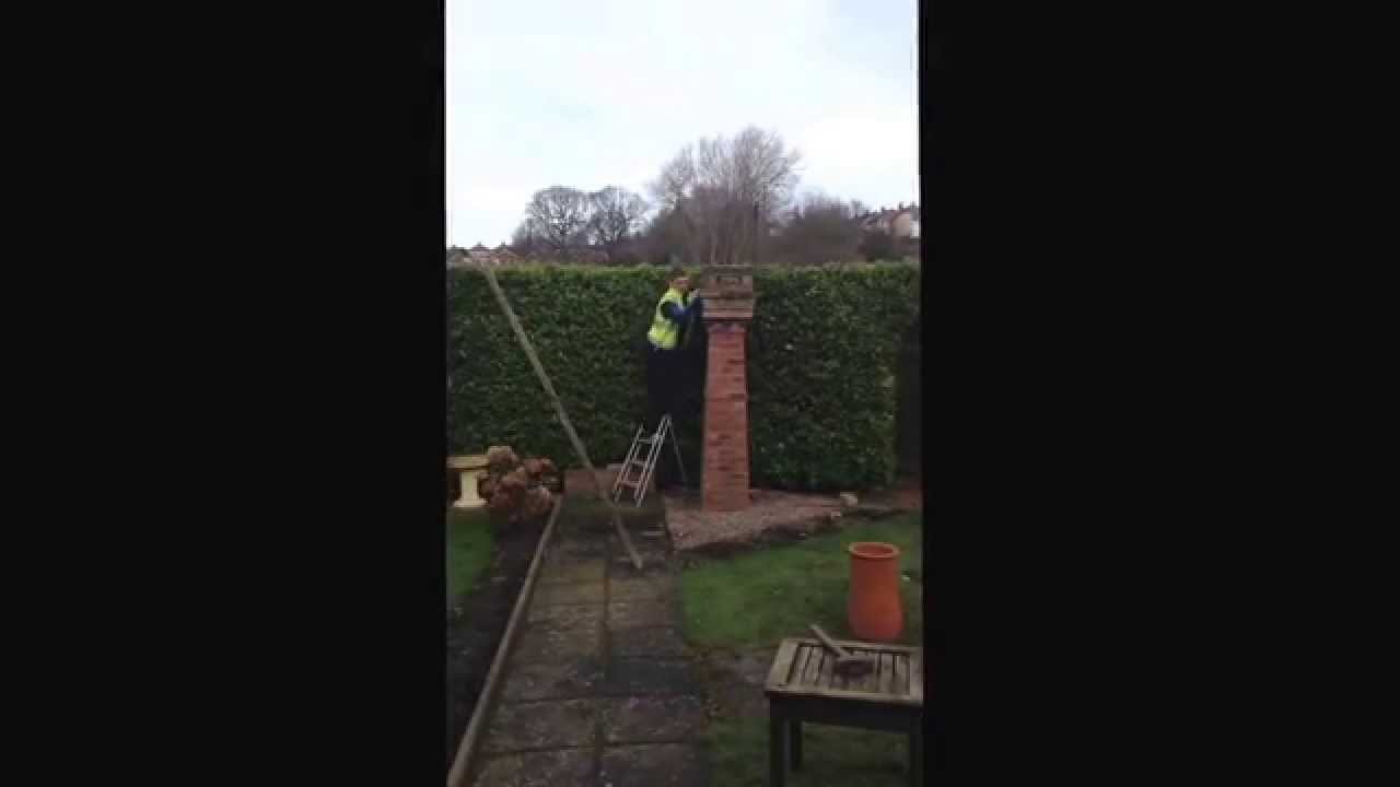 Fred Dibnah inspired chimney demolition