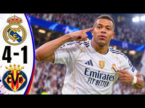 Real Madrid vs Villarreal 4-1 - All Goals & Highlights - 2026