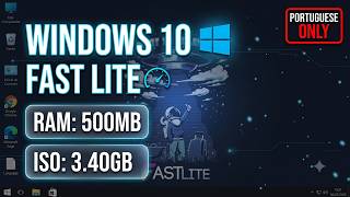Windows 10 Fast Lite | Lightweight Build Review | Portuguese-Only Build screenshot 5