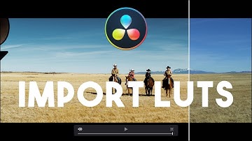 Tips การใช้ Davinci Resolve [เทคนิคที่4] - การImportและการติดตั้ง LUTs ใน Resolve