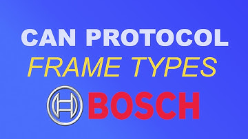 Types of CAN Frames | CAN Protocol