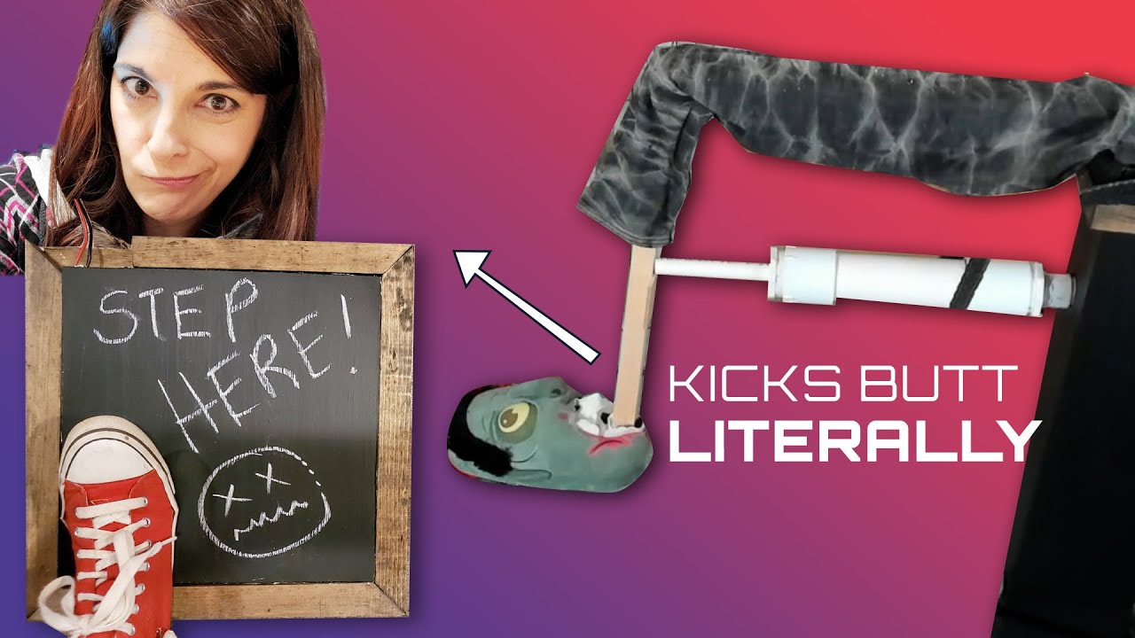 FIRST TEST of my Butt Kicking Machine Part IV YouTube