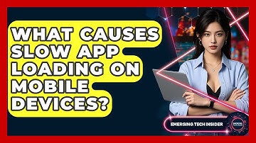 What Causes Slow App Loading On Mobile Devices? - Emerging Tech Insider