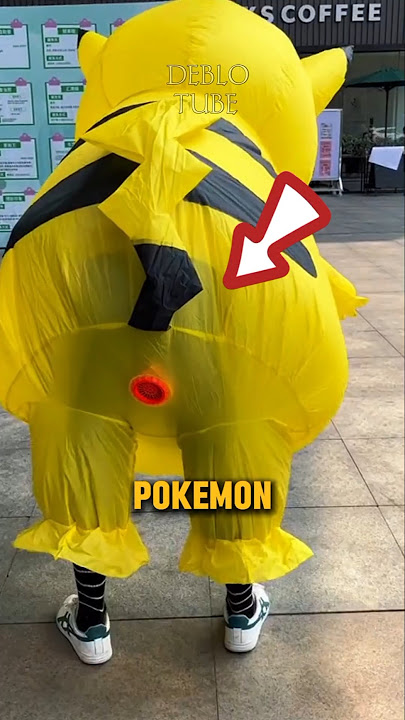 Bikin terkejut kentut di kostum pokemon #shorts