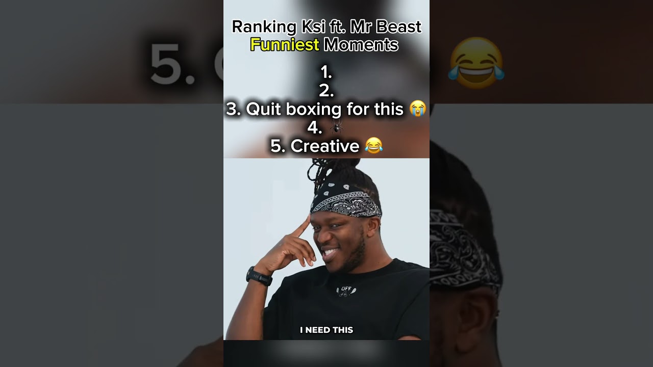 Ranking Funniest KSI ft. Mr Beast Moments 😂