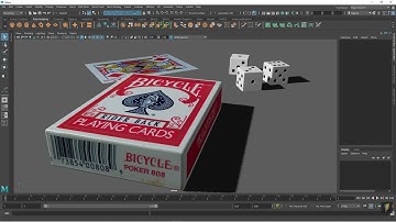 Learning Maya -Unwrapping and Mapping a Playing card Box