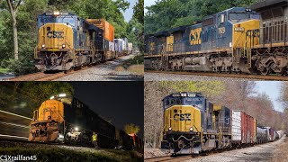 Flash from the Past! CSX SD70s, Dash 8/9s and More!