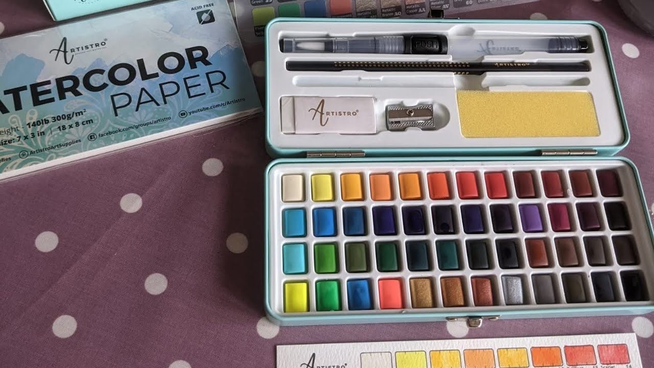 Artistro Watercolors Paint Set Review - Mastering the Art of