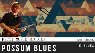 Possum Blues Guitar Backing Track Jam in E Blues