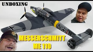 Messerschmitt BF-110 EPO 1500mm PNP V2 4S by Dynam Unboxing