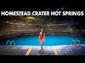 A MORNING AT HOMESTEAD CRATER & MIDWAY HOT SPRINGS | & The Craziest Rig We've Ever Seen!