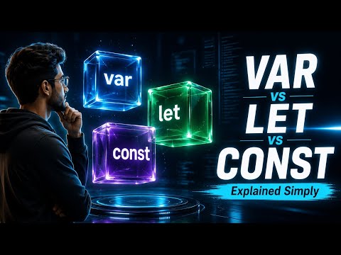 JavaScript Variables Explained | var vs let vs const (Finally Made Simple)
