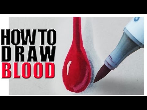 Video: Wie man Blut zeichnet (mit Bildern)
