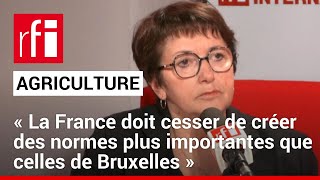 Agriculture: «La France doit cesser de créer des normes plus importantes que celles de Bruxelles»