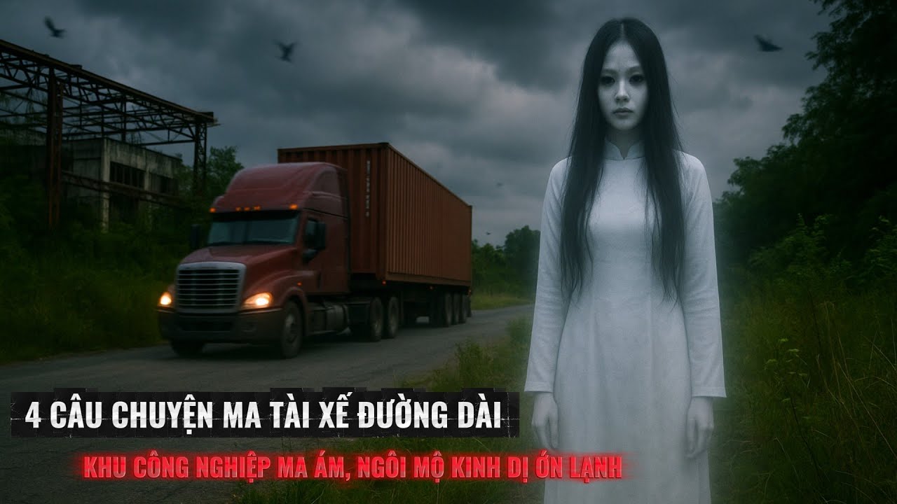 Tổng Hợp 4 Câu Chuyện MA Tài Xế Đường Dài - Khu Công Nghiệp Ma Ám, Ngôi Mộ Kinh Dị Ớn Lạnh