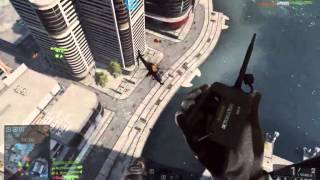 C4 Heli while on parachute
