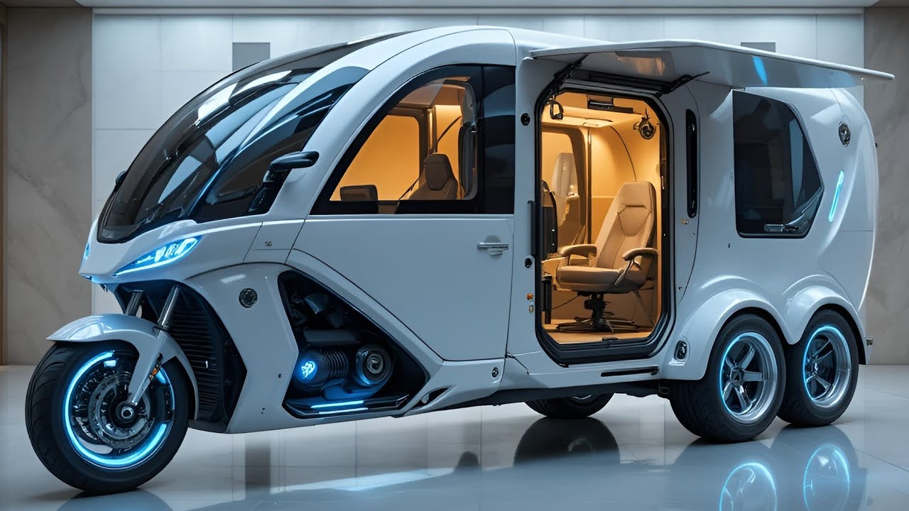 2026 Aurora E-Tri Camper Review | Futuristic Electric Tricycle Camper with Luxury & Safety