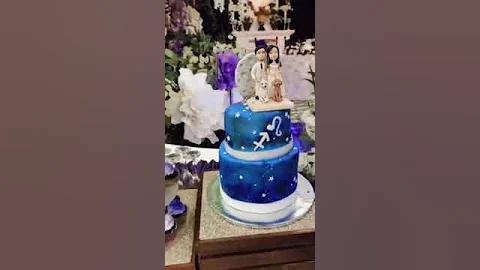 One of my Unique Wedding Cake #cakes  #cakeshorts  #fondantcakes  #weddingcake  #cakedecorating