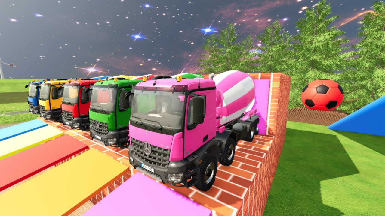 CARS with Colors | All Cars Transport With Urban Trucks In Fs22 | Farming Simulator 22