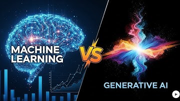 Machine Learning vs Generative AI Explained | Difference, Examples & Future in 2025 #ML #GenAI