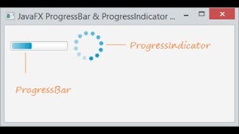 JavaFX Material Design JFoenix Tutorial 51- JFXProgressBar