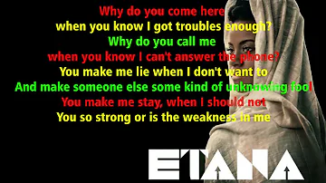 ETANA - WEAKNESS IN ME (LYRICS)