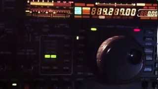 IZ6BXV Italian amateur station calling CQ DX Yaesu FT-1000MP