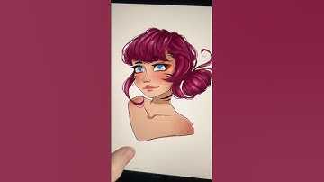 Proving AI can’t replace the human touch ✨ Day 1 #procreate #digitalart #animeart #artist #anime