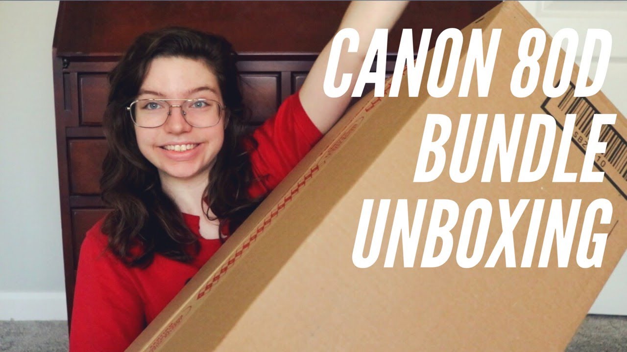 canon 80d bundle unboxing in 2019