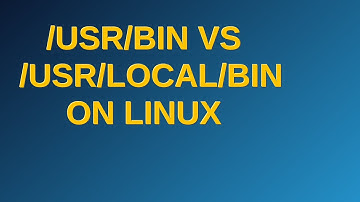 Unix: /usr/bin vs /usr/local/bin on Linux