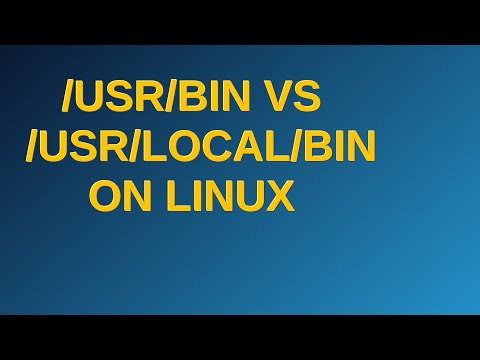 Unix: /usr/bin vs /usr/local/bin on Linux