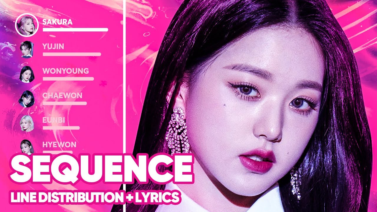 IZ*ONE - Sequence (Line Distribution + Lyrics Color Coded) PATREON REQUESTED