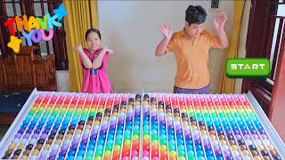 🧠🔥🆚️ Color Ball Sorting Game | Satisfying ASMR & Puzzle Duel - Who's the Winner?  Level 02 screenshot 3