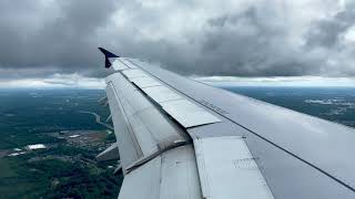 American A321 landing into Charlotte ( CLT )