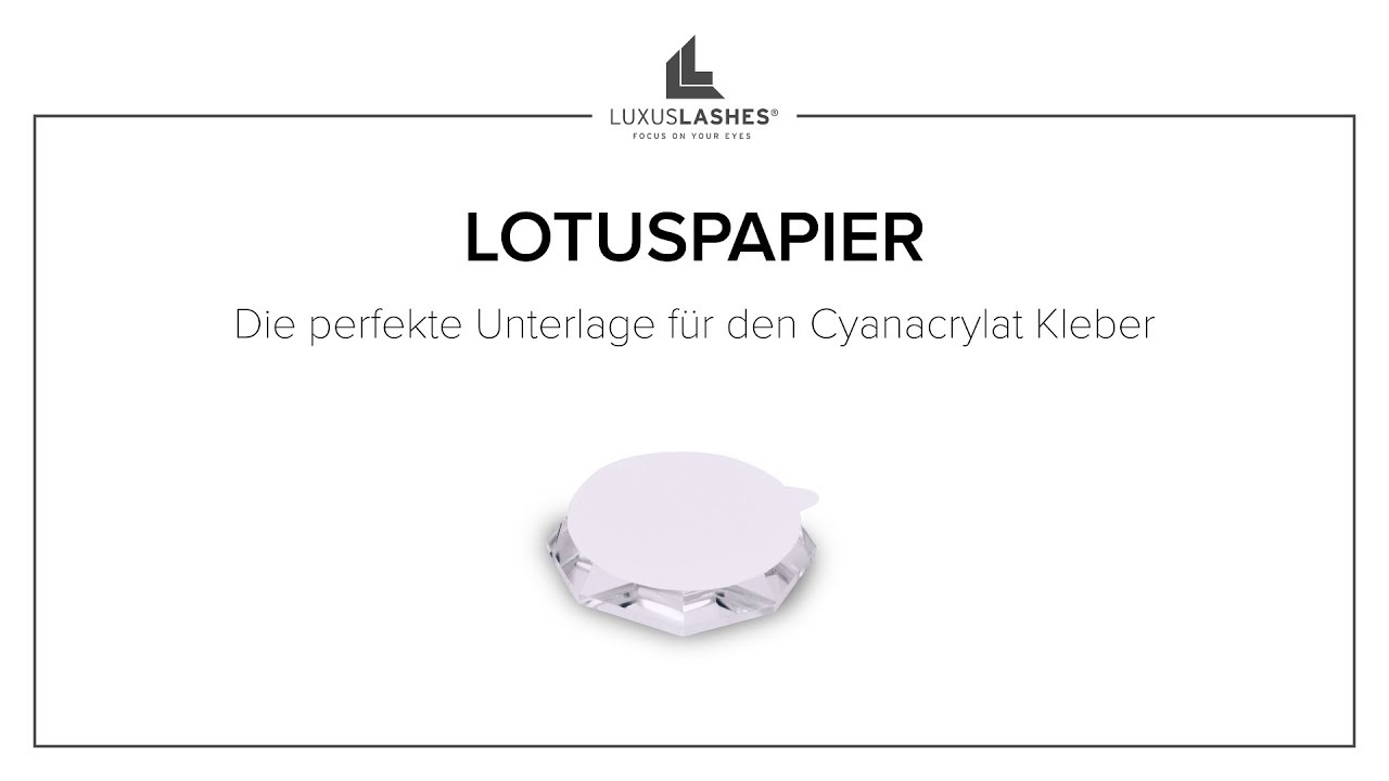 Luxuslashes Lotuspapier