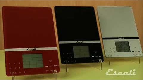Escali Scales - Cesto Model - Nutritional Digital Scale