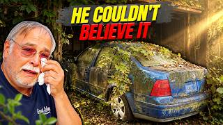 Grandpa Cries Seeing His Deceased Wifes Jetta Cleaned For The First Time In 17 Years
