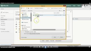 Office 365 - Downloading a Shared Document and Saving to OneDrive