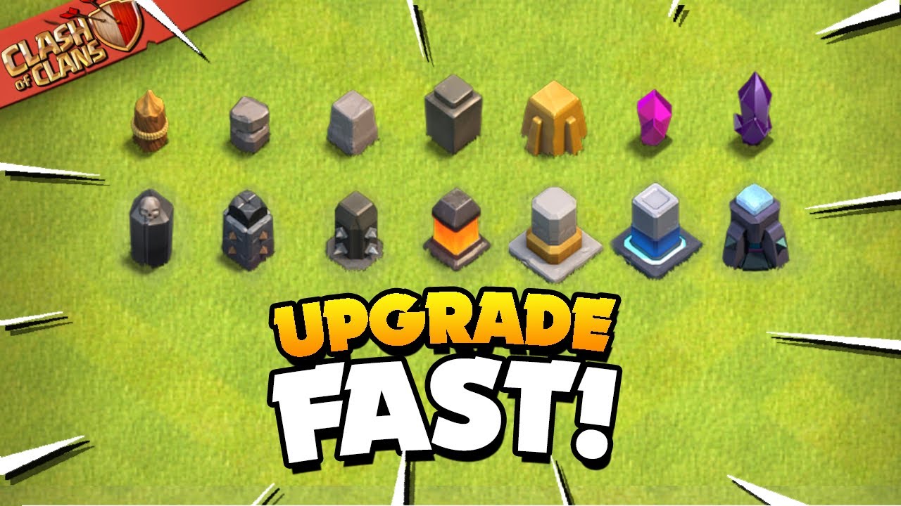 Secrets To Upgrade Your Walls Fast (Clash Of Clans)