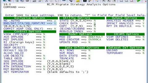 How to generate SQL for a specific creator with RC/Migrator