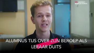 HAN alumnus Tijs vertelt over zijn beroep als docent Duits