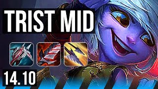 TRISTANA vs CORKI (MID) | 21/2/8, 56k DMG, Rank 6 Trist, Legendary, Rank 19 | EUW Challenger | 14.10