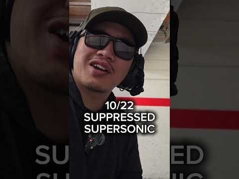 Subsonic makes a huge difference!!  #ruger #10/22 #subsonic #suppressor #silencer #pewpew #asmr