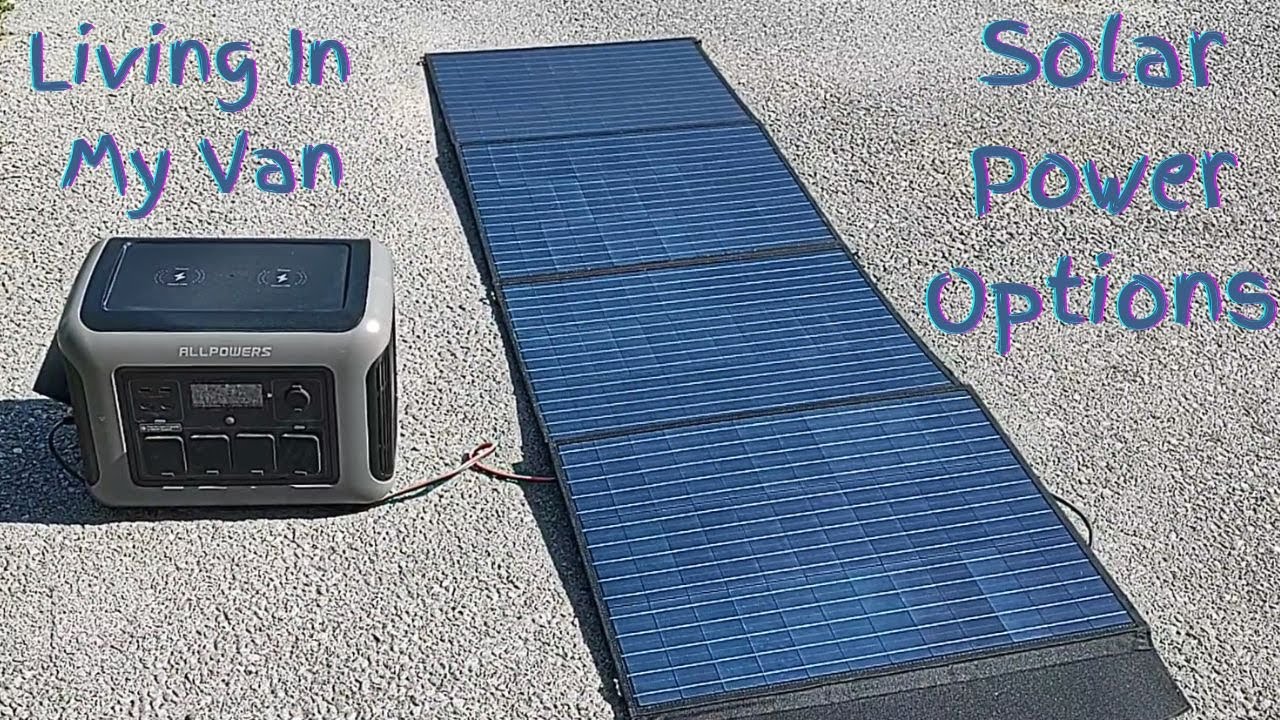 Living In My Van Power Solution - YouTube